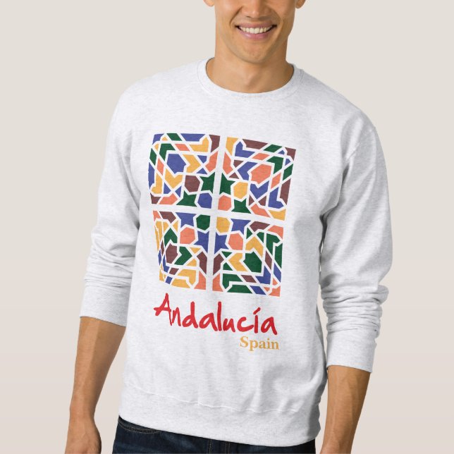 Andalusian Tiles 1 Sweatshirt (Front)