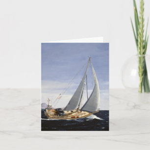 Andante Sailing note card