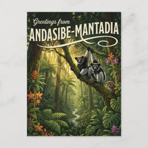 Andasibe-Mantadia National Park Madagascar Postcard