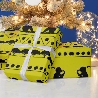 Andean Amazon Gift Wrap – Ecuadorian Tribal Patter