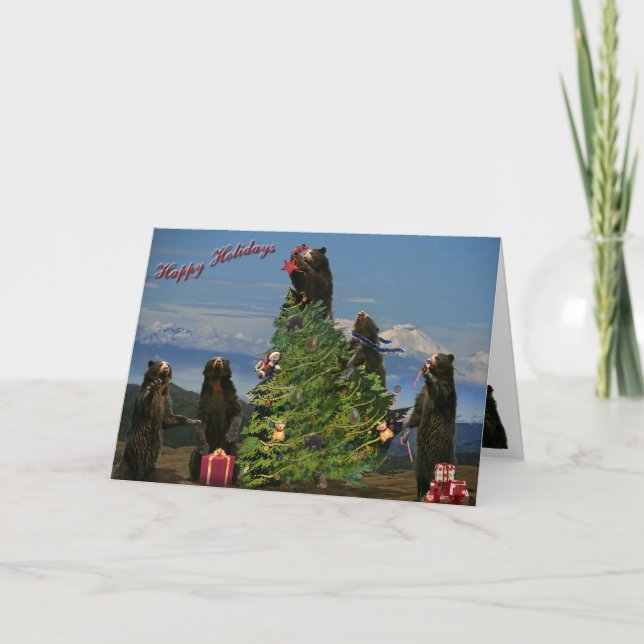 Andean Bear Holiday 2011 Card (Front)
