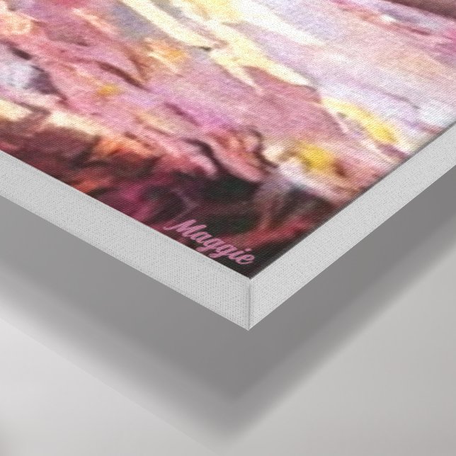 Anders Artistry.Flowers In The Morning Light Canvas Print (Corner(Bottom))