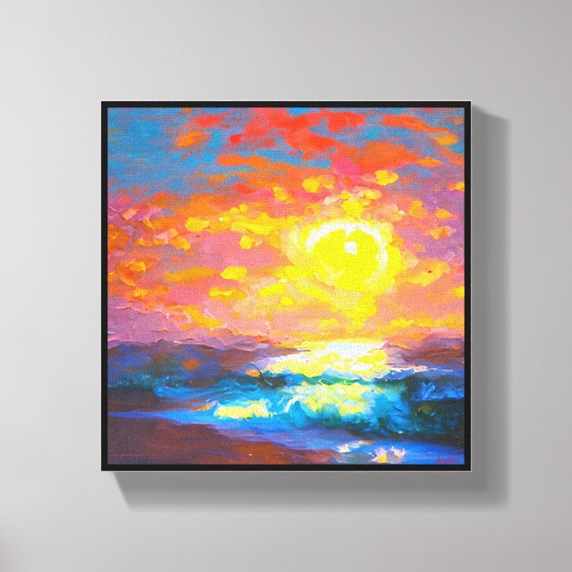 Anders Artistry * Sun Rising* Canvas Print (Front)