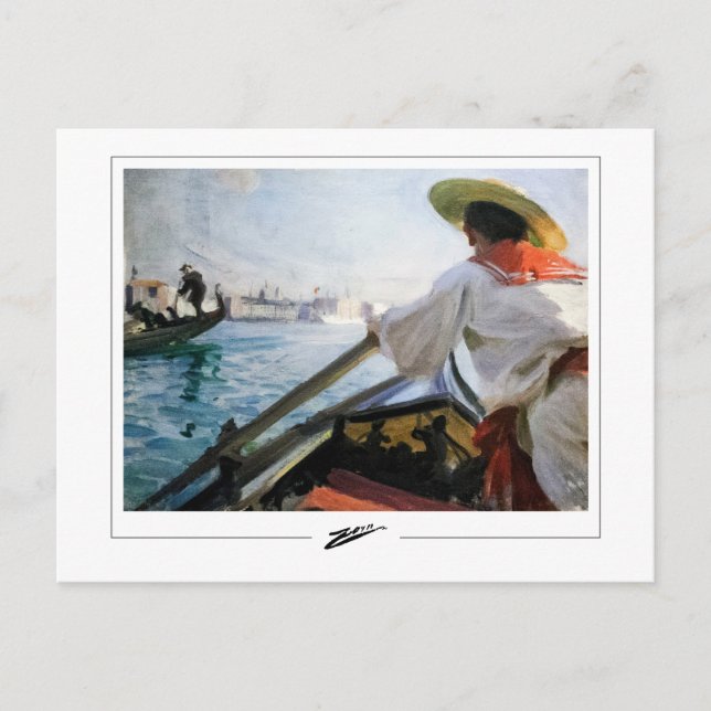Anders Zorn #319 - Carte postale Art (Devant)