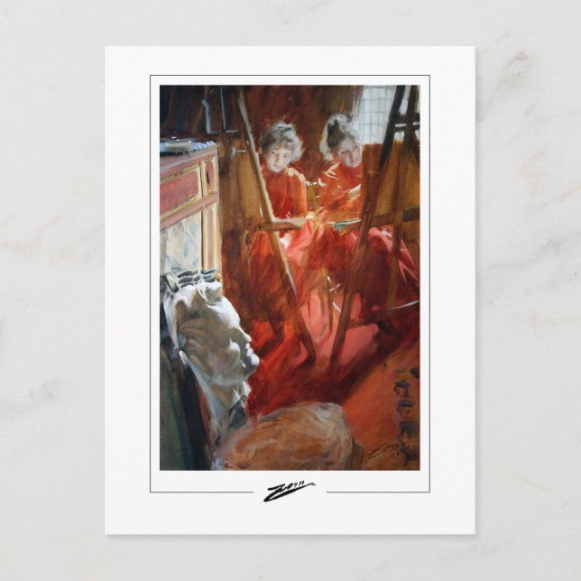 Anders Zorn #366 - Fine Art Postcard (Front)