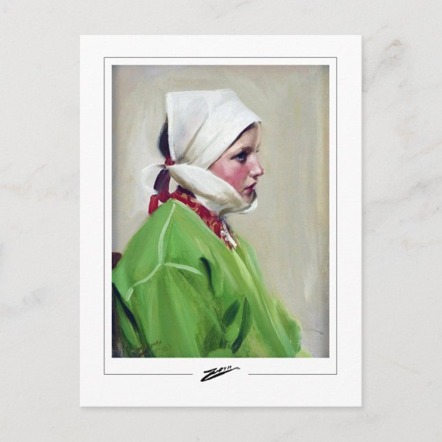 Anders Zorn #378 - Fine Art Postcard (Front)