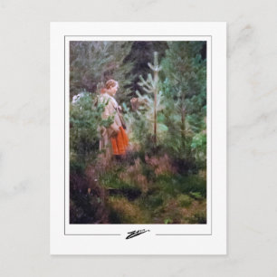 Anders Zorn #7 - Carte postale d'art fin