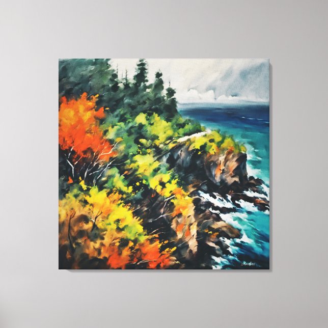 AndersArtistry* A Pop Of Colour In Autum* Canvas Print (Front)