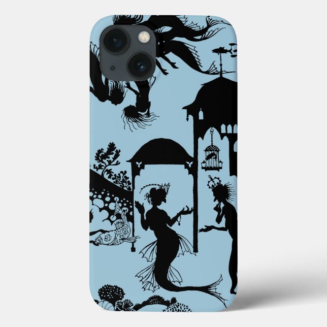 Andersen: Little Mermaid Silhouette Case-Mate iPhone Case (Back)