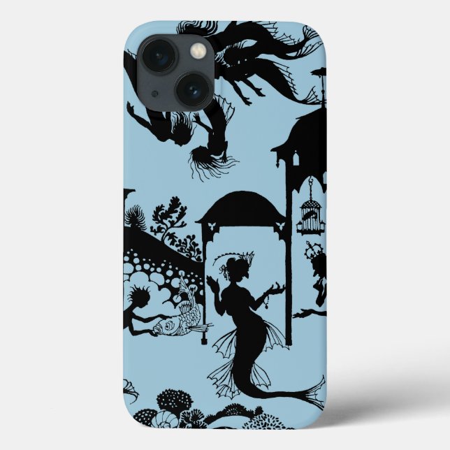 Andersen: Little Mermaid Silhouette Case-Mate iPhone Case (Back)
