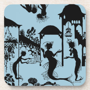 Andersen: Little Mermaid Silhouette Coaster