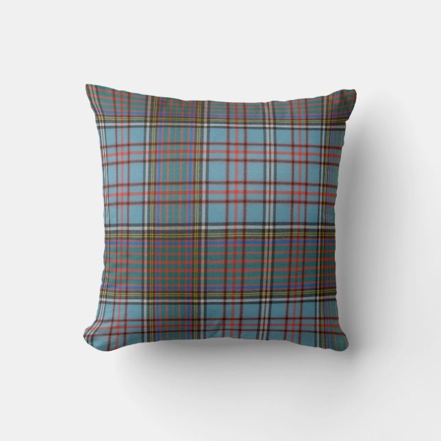 Anderson Ancient Tartan Throw Pillow (Front)
