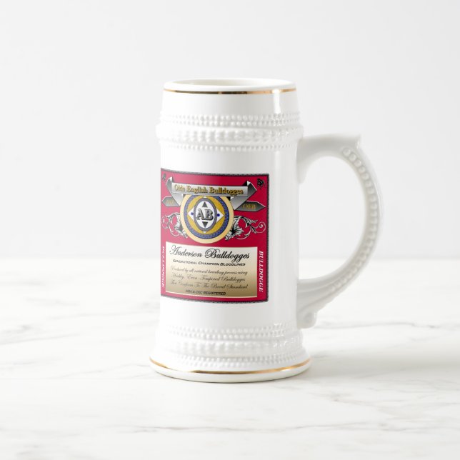 Anderson Bulldogges Beer Stein (Right)