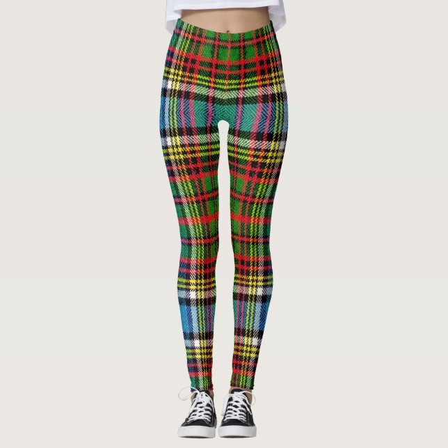 Anderson Clan Ancient Tartan Leggings (Front)