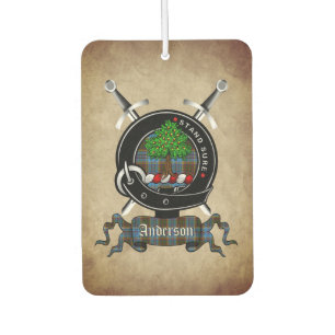 Anderson Clan Badge Air Freshener