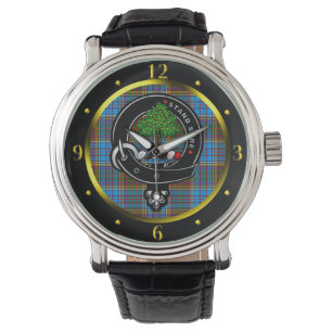 Anderson Clan Badge & Tartan  Watch