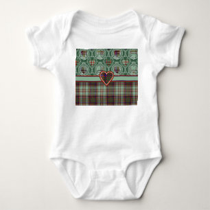 Anderson clan Plaid Scottish tartan Baby Bodysuit