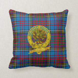 Anderson Clan Tartan & Motif Throw Pillow