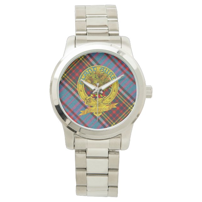 Anderson Clan Tartan & Motif Wristwatch 2 (Front)