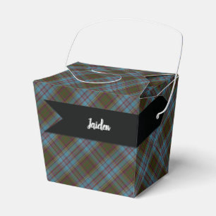 Anderson Clan Tartan Plaid Pattern Scottish Favor Box