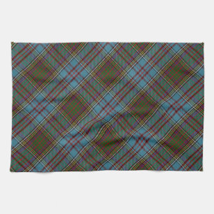 Anderson Clan Tartan Plaid Pattern Scottish Kitchen Towel