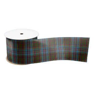 Anderson Clan Tartan Plaid Pattern Scottish Satin Ribbon