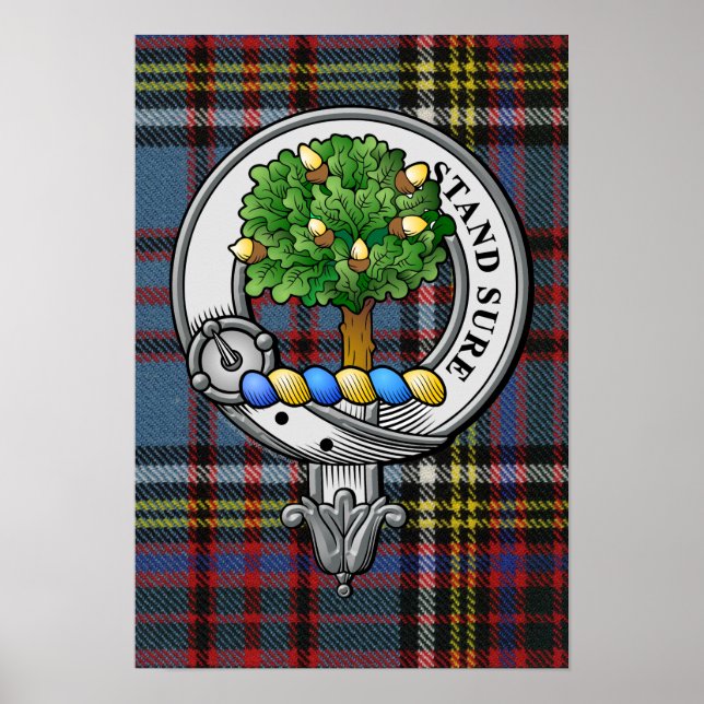 Anderson Crest  and Tartan Poster (Front)