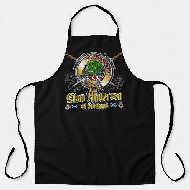 Anderson Crest Badge Apron (Front)