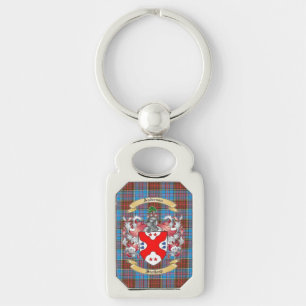 Anderson Crest w/ Anderson Tartan  Keychain