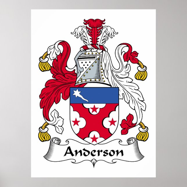 Anderson Family Crest Poster (Front)