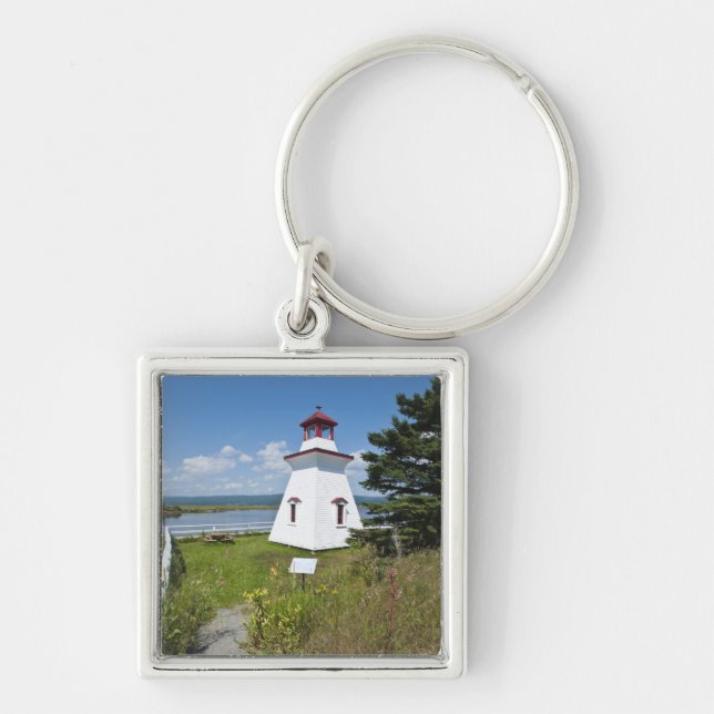 Anderson Hallow Lighthouse in Riverside-Albert, Keychain (Front)
