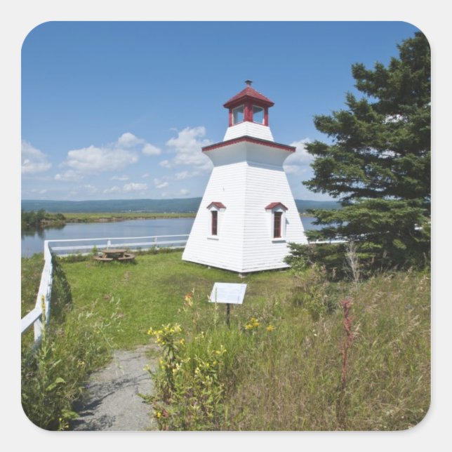 Anderson Hallow Lighthouse in Riverside-Albert, Square Sticker (Front)