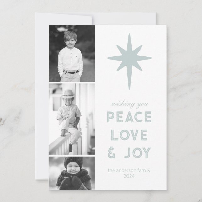 Anderson holiday photo card (Front)