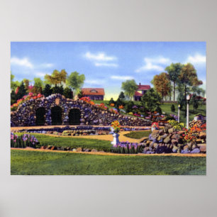 Anderson Indiana Shadyside Park Grotto Poster