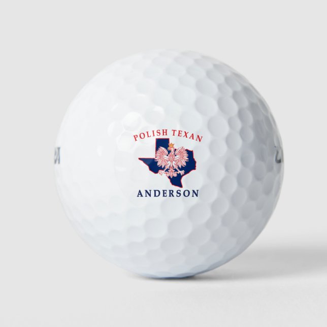 Anderson Polish Texan Golf Ball (Front)