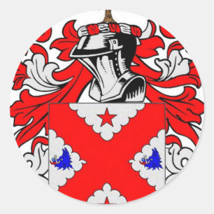 Anderson (Scottish) Coat of Arms Classic Round Sticker