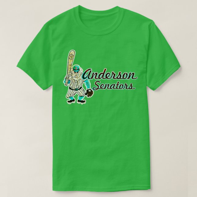 Anderson Senators Baseball T-Shirt (Design Front)