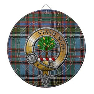 Anderson Tartan & Badge Dartboard