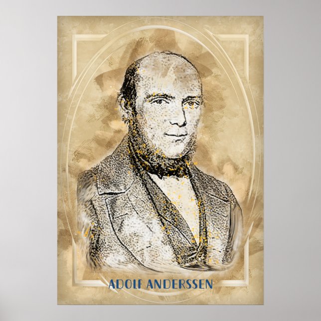 Anderssen Adolf, chess player, Poster (Front)