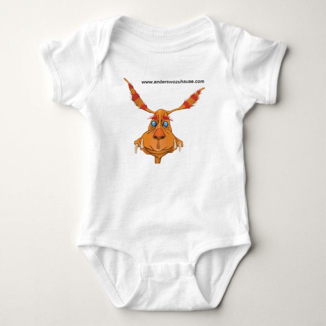 Anderswozutsdam Baby Bodysuit (Front)