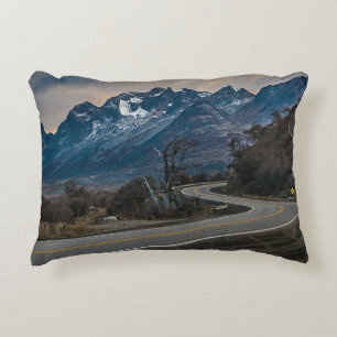 Andes Highway, Tierra del Fuego, Argentina Accent Pillow