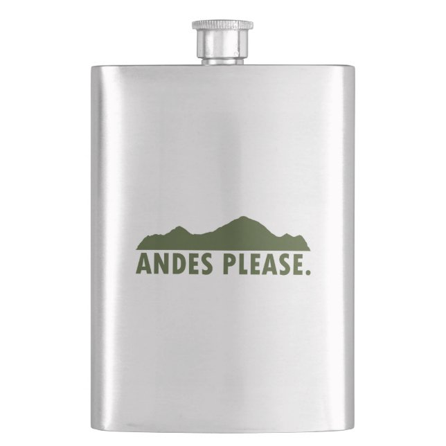 Andes Please Hip Flask (Front)