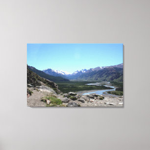 Andes Range, Patagonia Canvas Print