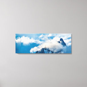 Andes southermost mountains landscape, ushuaia, ar canvas print