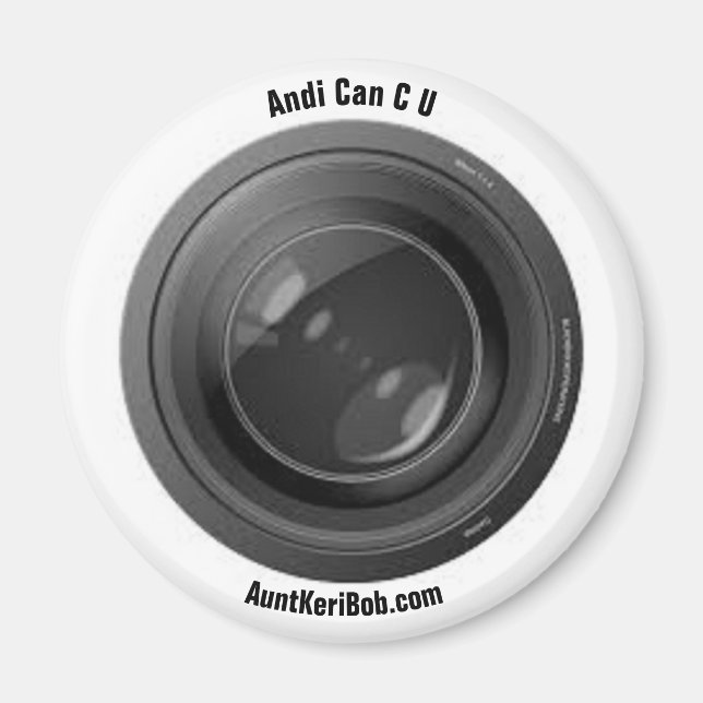 Andi Can C U Magnet (Front)