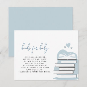 ANDI Dusty Blue Books for Baby Card