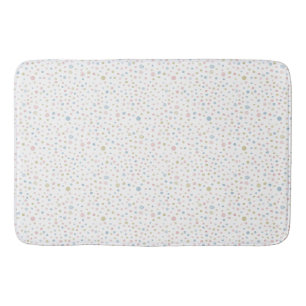 Andie Confetti Watercolor Dots Bath Mat
