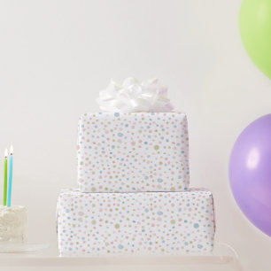Andie Confetti Watercolor Dots Wrapping Paper