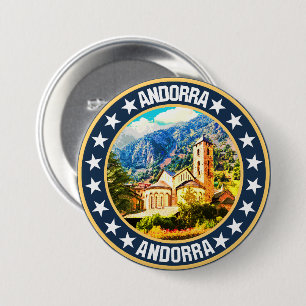 Andorra                                            3 inch round button