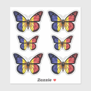 Andorra butterfly monarch flag